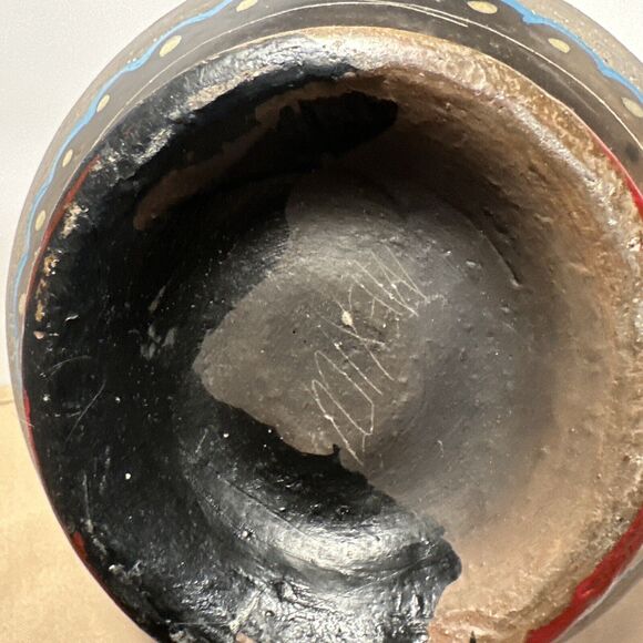 Hand Painted Pottery Pitcher Vase Southwest Style‎ Home Decor - Picture 10 of 16